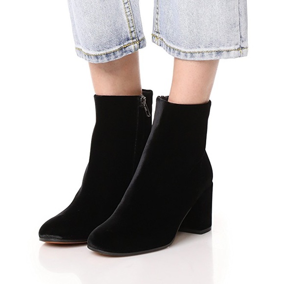 vince blakely suede bootie